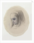 Head study for The Nun, c. 1870 by Adelaide Claxton