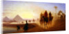 The Road to the Pyramids by Charles Theodore (1814-88) Frere