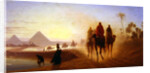 The Road to the Pyramids by Charles Theodore (1814-88) Frere