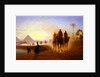 The Road to the Pyramids by Charles Theodore (1814-88) Frere