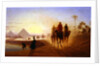 The Road to the Pyramids by Charles Theodore (1814-88) Frere