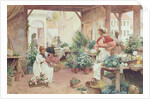 Early Morning Market, 1898 by Alfred Jr. Glendening