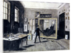 Whistler Painting in his Studio by Walter Greaves