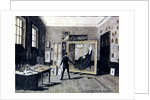Whistler Painting in his Studio by Walter Greaves