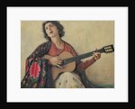 Woman with Guitar by School Greek
