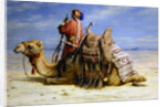 A Nomad and His Camel Resting in the Desert, 1874 by Carl Haag