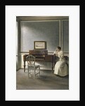 Woman Reading by a Piano, 1907 by Vilhelm Hammershoi