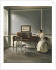Woman Reading by a Piano, 1907 by Vilhelm Hammershoi