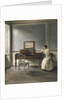 Woman Reading by a Piano, 1907 by Vilhelm Hammershoi