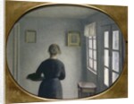 Interior, 1910 by Vilhelm Hammershoi