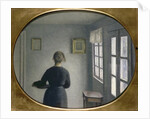Interior, 1910 by Vilhelm Hammershoi