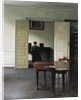 An Interior with a Woman Playing Piano, 1910 by Vilhelm Hammershoi