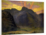 Sunrise in the Lake District, 1915 by James Hamilton Hay