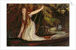 The Lady of Shalott by Arthur Hughes