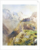 Lauterbrunnen Valley from Murren by Alfred William Hunt