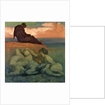 Monk and Nixies, 1921 by Rudolf Jettmar