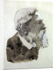 Portrait study of August Rodin by Gwen John