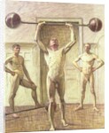 Pushing Weights with Two Arms, Number 3, 1914 by Eugene Jansson