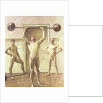 Pushing Weights with Two Arms, Number 3, 1914 by Eugene Jansson