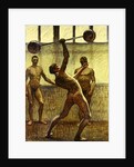 Lifting Weights with One Arm Number 2, 1914 by Eugene Jansson