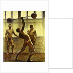 Lifting Weights with One Arm Number 2, 1914 by Eugene Jansson