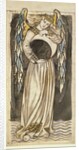 An Angel Holding a Waning Moon by William Morris