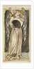 An Angel Holding a Waning Moon by William Morris