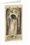 An Angel Holding a Waning Moon by William Morris