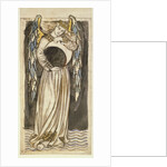 An Angel Holding a Waning Moon by William Morris