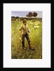 A Young Shepherd by School Newlyn