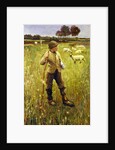 A Young Shepherd by School Newlyn