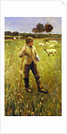 A Young Shepherd by School Newlyn