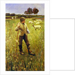 A Young Shepherd by School Newlyn