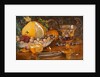 Still Life of Fruit, Nuts and Wine Glass, 1864 by John Edward Newton