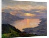 Sunset on Lake Geneva, 1907 by Marie Auguste Emile Rene Menard