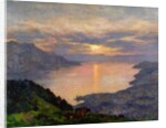 Sunset on Lake Geneva, 1907 by Marie Auguste Emile Rene Menard