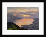 Sunset on Lake Geneva, 1907 by Marie Auguste Emile Rene Menard