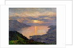 Sunset on Lake Geneva, 1907 by Marie Auguste Emile Rene Menard