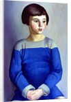 Child in Blue, 1918 by Bernard Meninsky