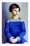 Child in Blue, 1918 by Bernard Meninsky