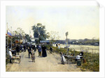 A Village fete by Luigi Loir