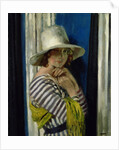 Mrs Hone in a Striped Dress, 1912 by William Orpen