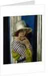 Mrs Hone in a Striped Dress, 1912 by William Orpen