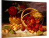 Still life of basket with strawberries and cherries, 1898 by Eloise Harriet Stannard