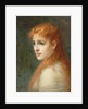 Young girl with red hair, 1895 by Franz Thone