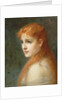 Young girl with red hair, 1895 by Franz Thone