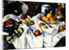 Still life of oranges and apples by Samuel John Peploe