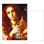 King Pelles' Daughter bearing the Sancgraal, 1861 by Anthony Frederick Augustus Sandys