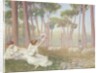 Aphrodite offering Helen to Paris, 1905 by Henry Ryland