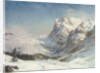 The Valley of Grindelwald, Winter, 1916 by Ernest Albert Waterlow